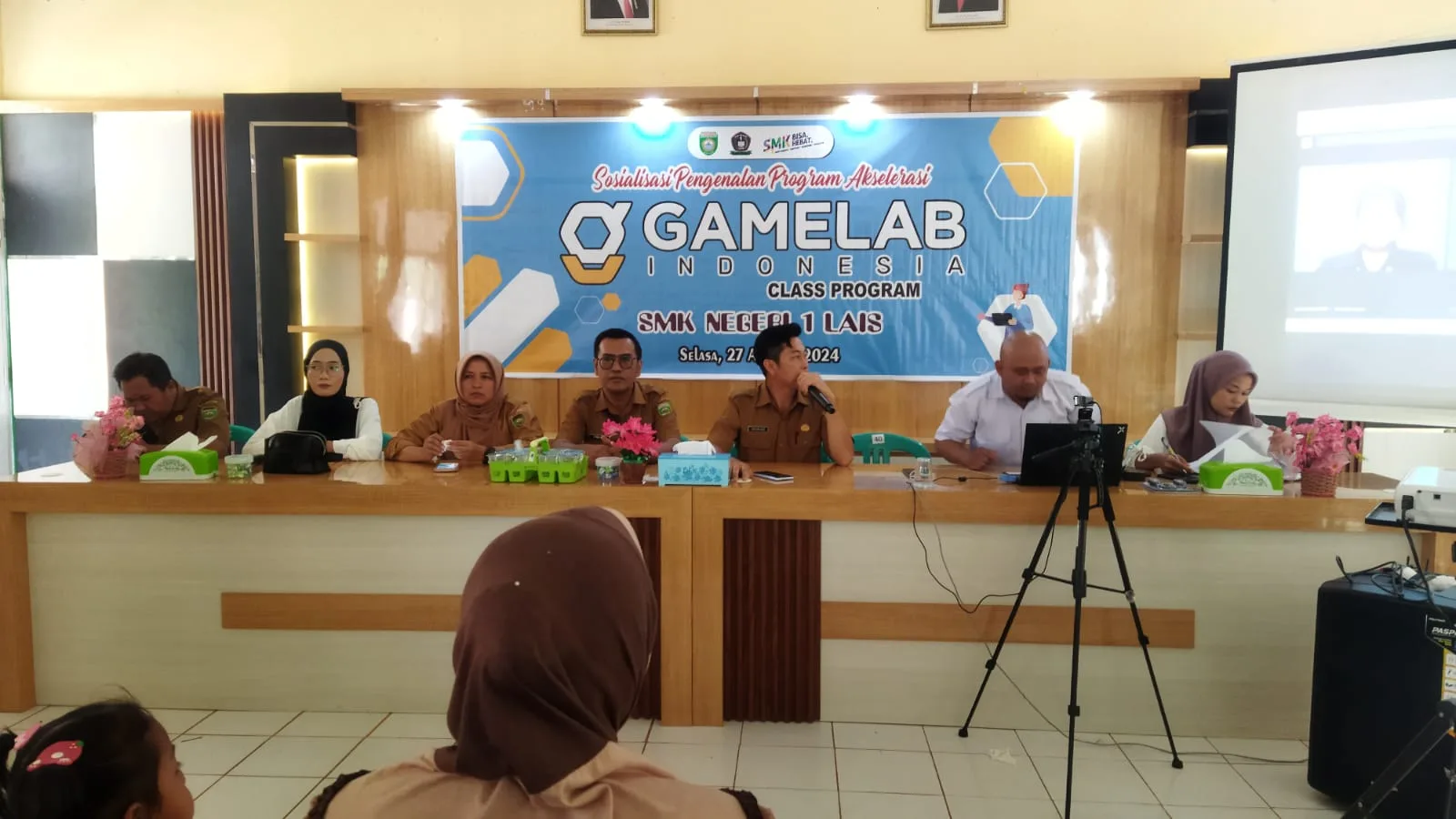 SMK Negeri 1 Lais Sosialisasi Pengenalan Program Akselerasi Gamelab Indonesia