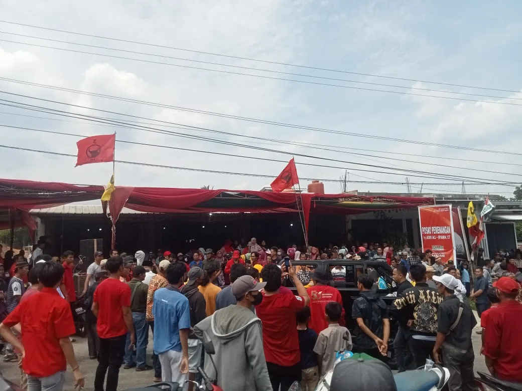 Diiringi 3 Ribu Massa Asri AG-Irwan ST Mantap Menuju KPU Pali