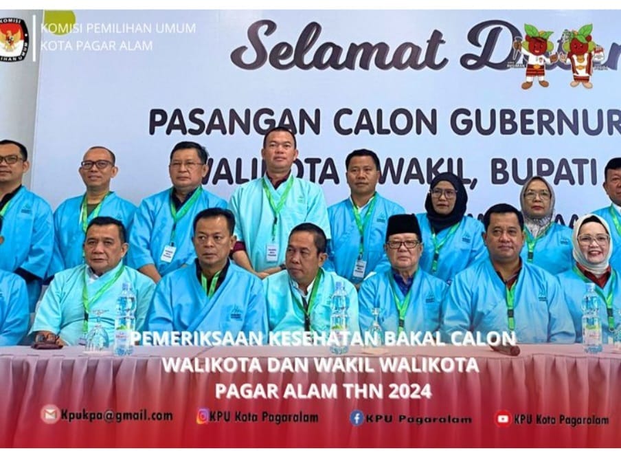 Pasangan calon Alpian Maskoni dan Alfikrianyah (ALAF) menjalani tes kesehatan untuk Pilkada 2024-2029