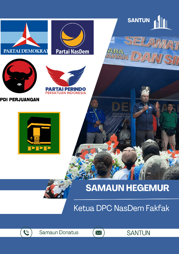 Di Hadapan Ribuan Pendukung Samaun-Donatus, Samaun Hegemur: Empat Partai Siap Pasang Badan