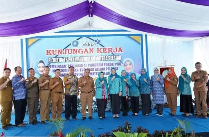 Pj Ketua TP-PKK Provinsi Sumatera Selatan Kunker di Pagaralam