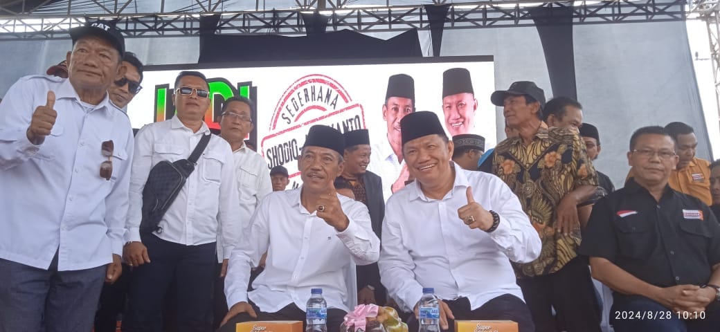 Ribuan Masa Padati Deklarasi Pasangan JADI