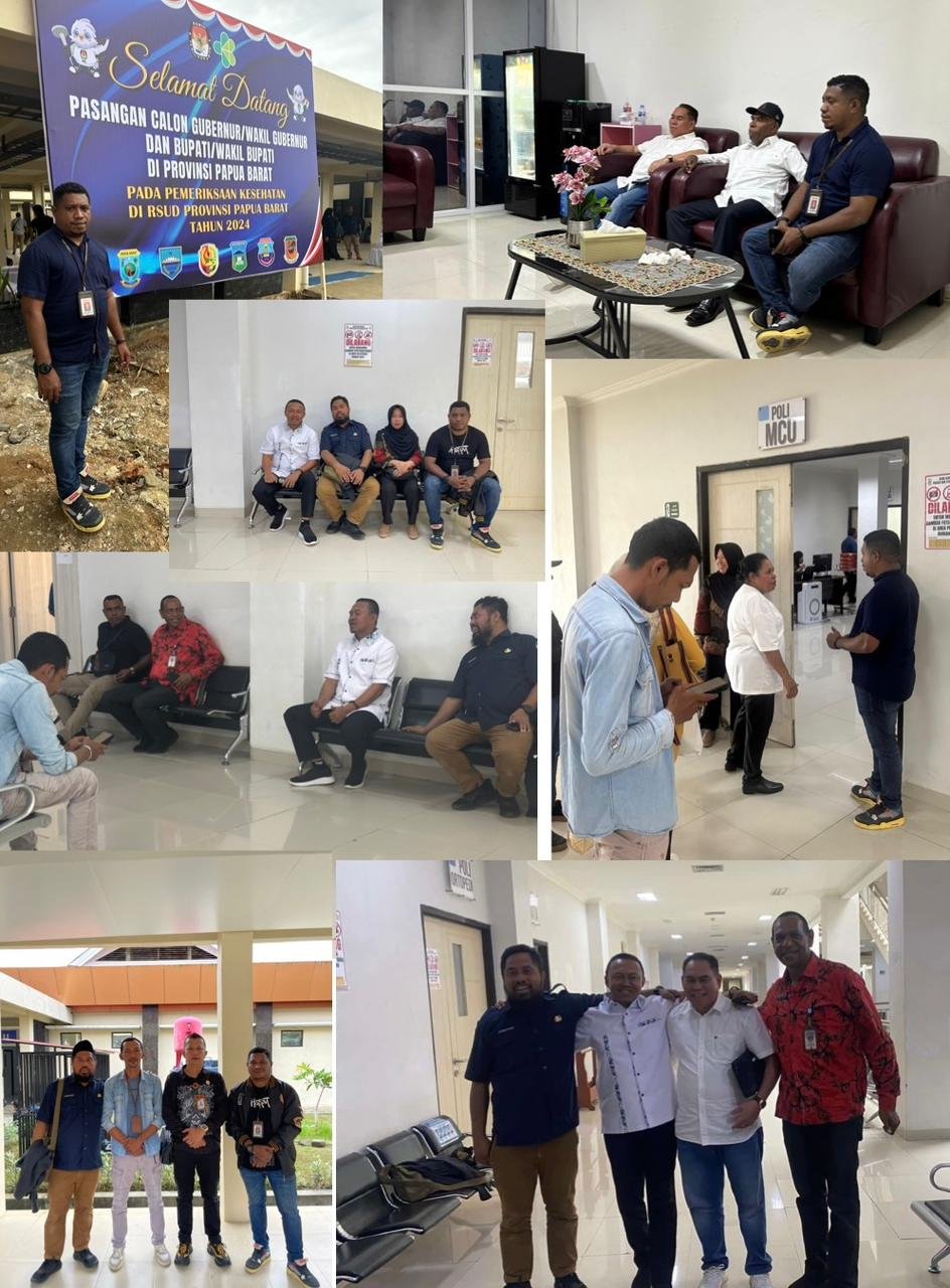 Pemeriksaan Kesehatan Bacabup Bacawabup Fakfak, di Awasi Ketat Bawaslu