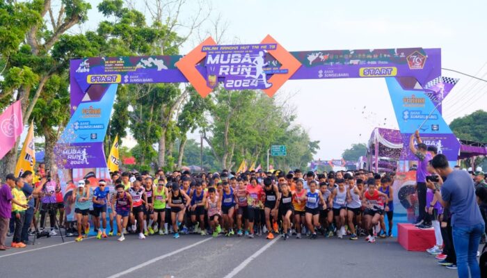 Muba Run 2024 Diikuti Ribuan Peserta, Ada Peserta Nasional