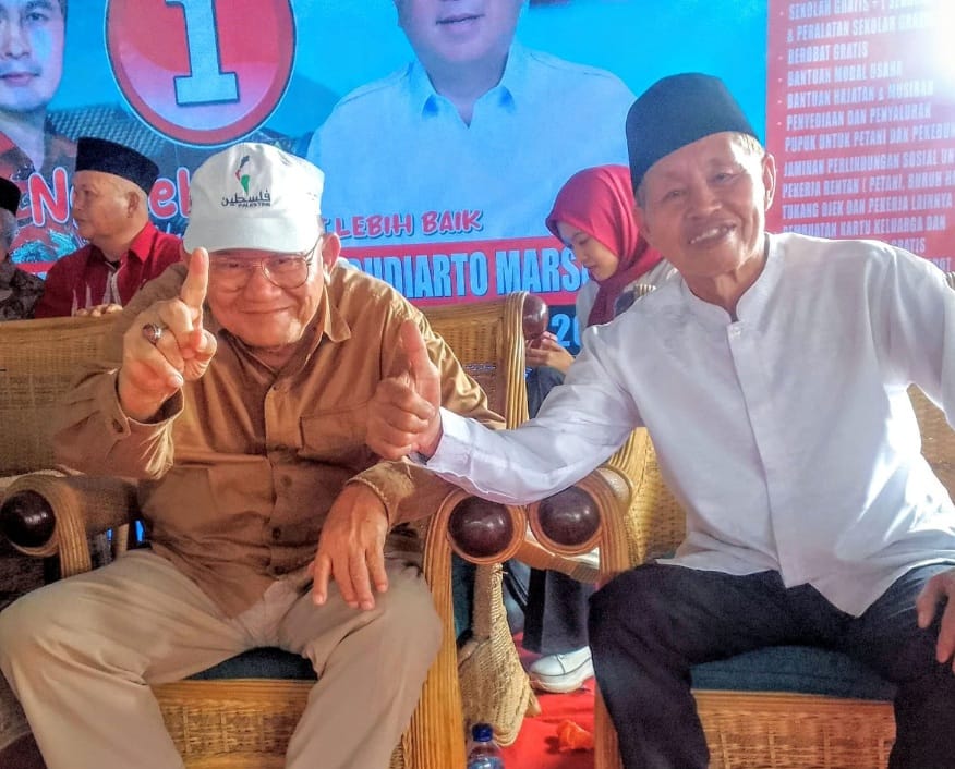 Penuh Semangat, Ribuan Pendukung YM-BM Sambut Kedatangan Paslon di Tanjung Sakti