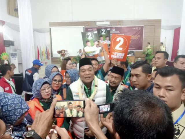 KPUD Muba Resmi Tetapkan Nomor Urut Pasangan Calon Bupati dan Wakil Bupati