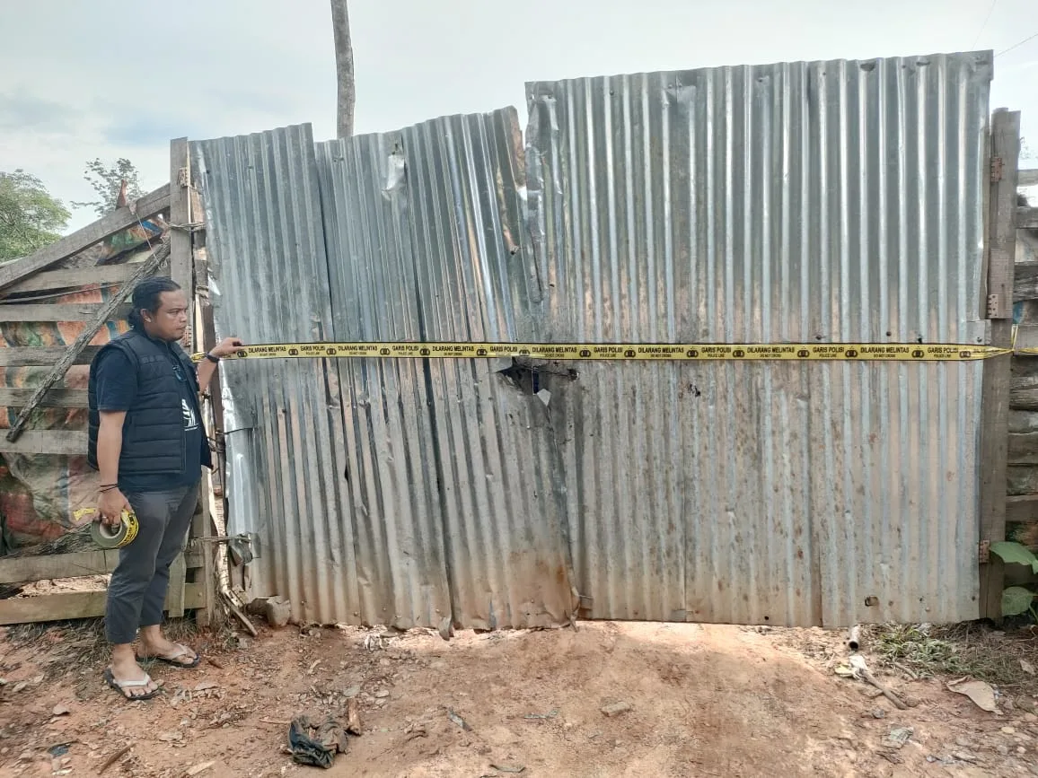 Illegal Refinery Terbakar, Polsek Sanga Desa Melakukan Penyidikan
