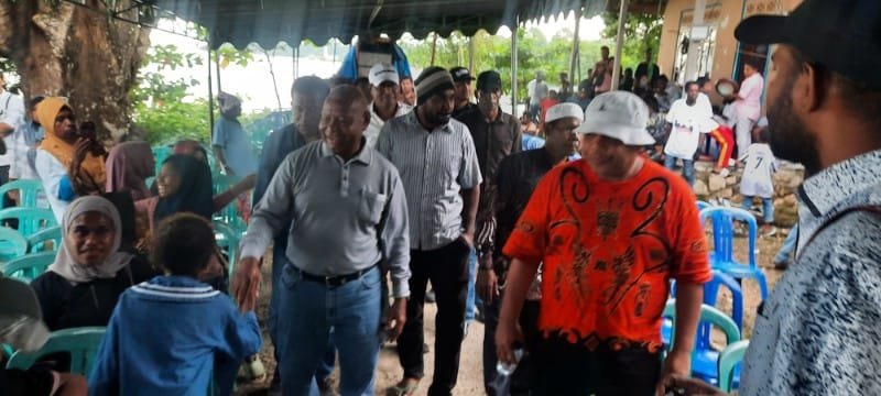 Kampanye Doamu Jilid II di Fakfak Dihadiri Ratusan Pendukung Meski Diguyur Hujan Deras