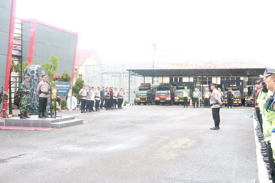 Komitmen Polres Lahat dan Kodim 0405 Lahat Jaga Keamanan Pilkada 2024