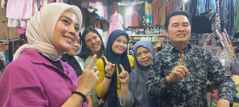 Yulius Maulana Blusukan di Pasar Lematang, Dengar Keluhan Pedagang dan Sambut Antusias Masyarakat