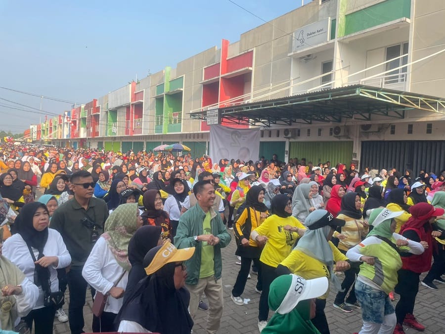 Ribuan Masyarakat Antusias Ikuti Senam Sehat Bersama RDPS di Palembang