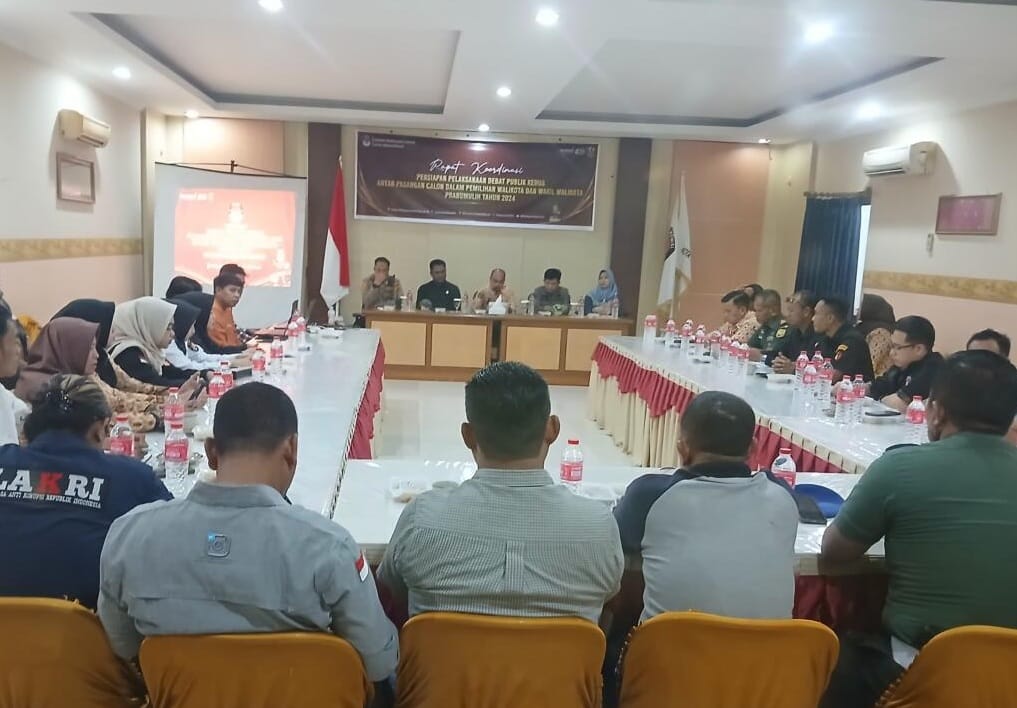 KPU Prabumulih Gelar Rakor Persiapan Debat Kedua Paslon Pilkada 2024