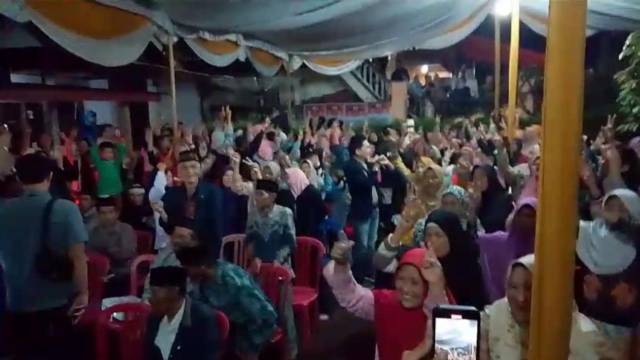 Antusiasme Warga Cawang Sambut Kampanye Paslon ALAF di Pagaralam