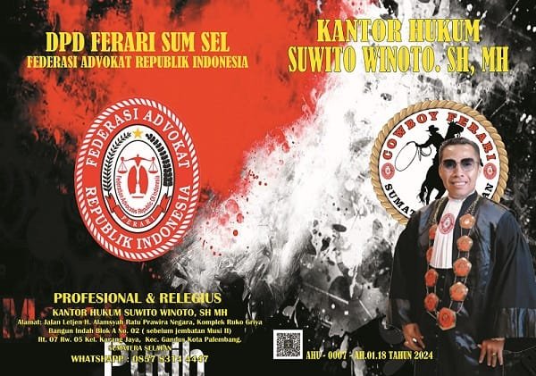 Suwito : Pluralisme Organisasi Advokat, Menegaskan Keabsahan di Luar Peradi