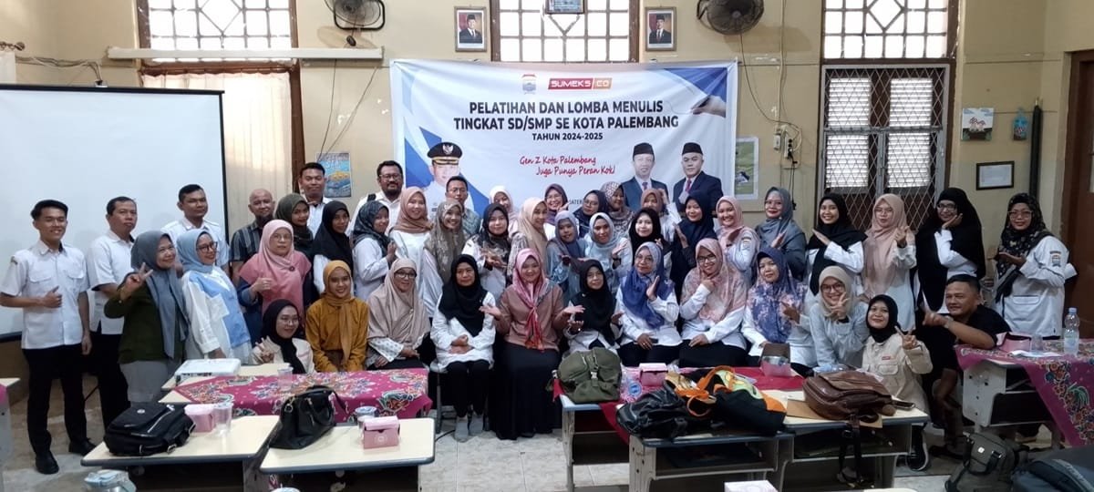 Bongkar Rahasia Menang Lomba, Guru SMP Palembang Antusias Ikuti Pelatihan Menulis