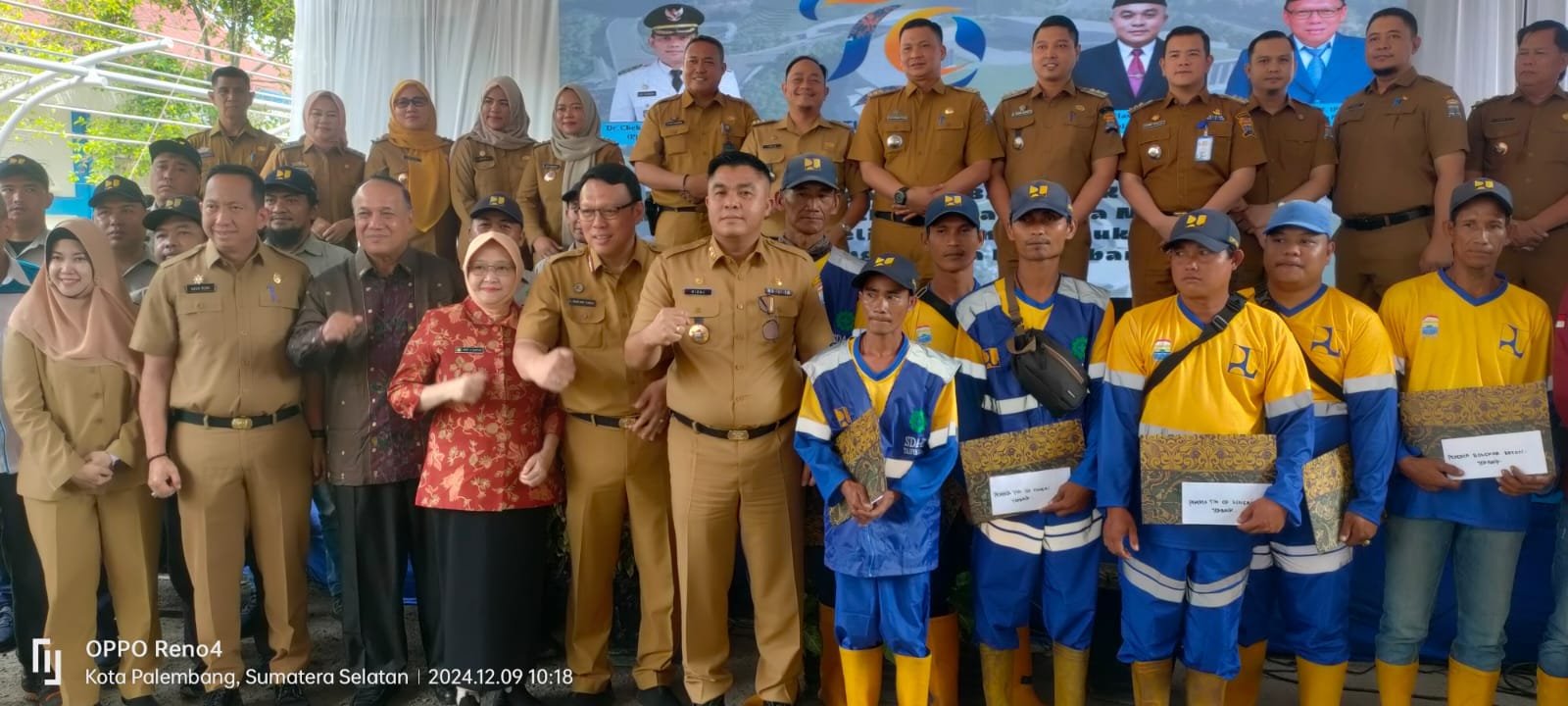 Dinas PUPR Palembang Apresiasi Komunitas dan PHL dalam Hari Bakti PU ke-79