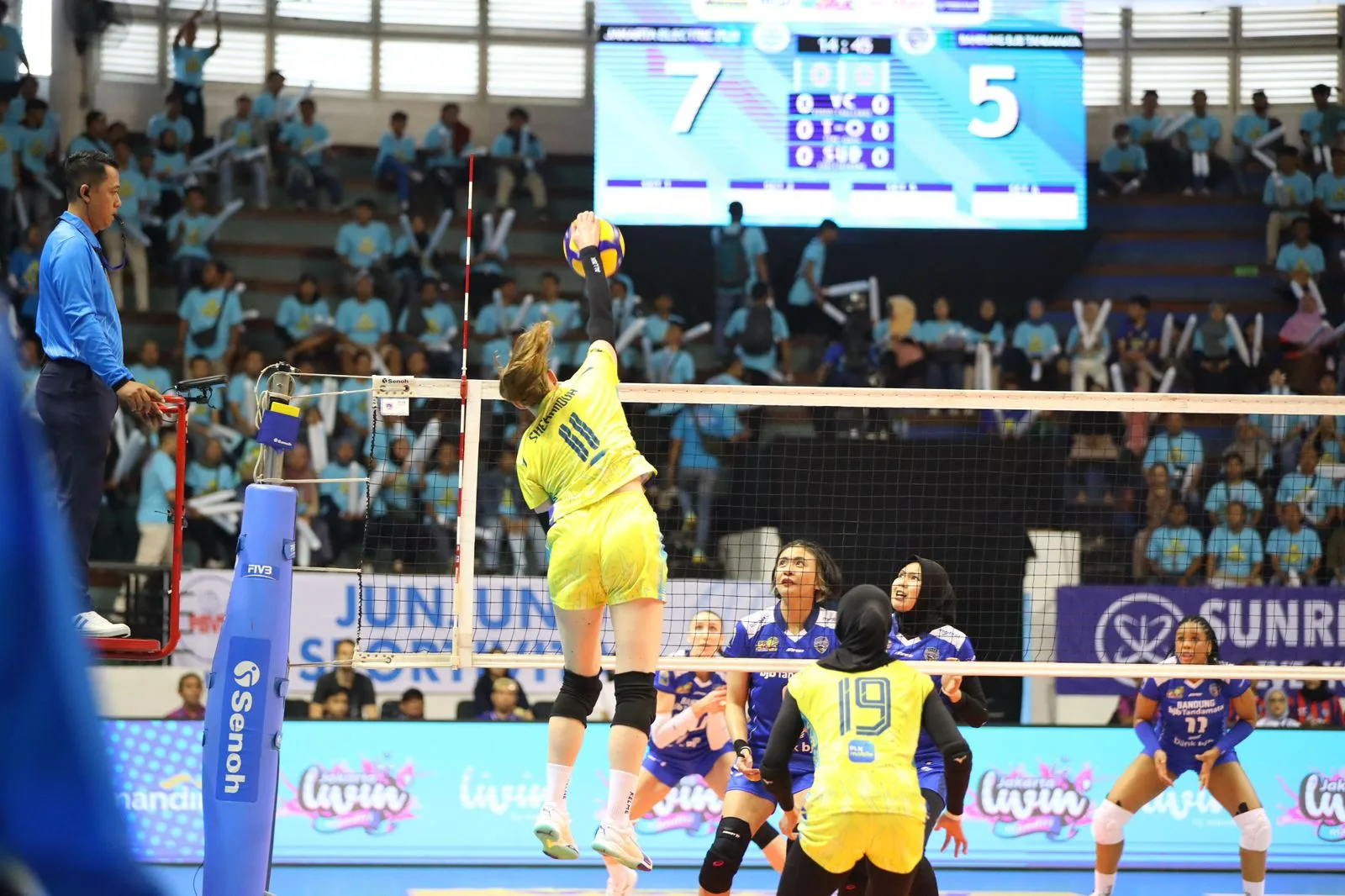 Jakarta Electric PLN Bungkam BJB Tandamata, Siap Tantang Popsivo Polwan di Proliga 2025 Seri Surabaya