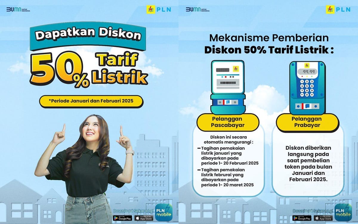 PLN Berikan Diskon Listrik 50% untuk Rumah Tangga, Berikut Cara dan Ketentuannya!