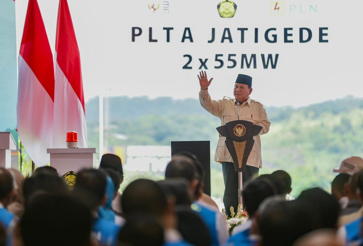 Presiden Prabowo Resmikan Proyek Energi Bersih 3,2 Gigawatt