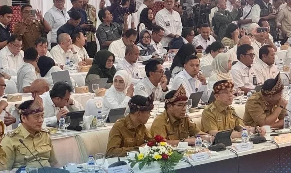 Pj Walikota Prabumulih Hadiri Rakor Swasembada Pangan 2027 di Palembang