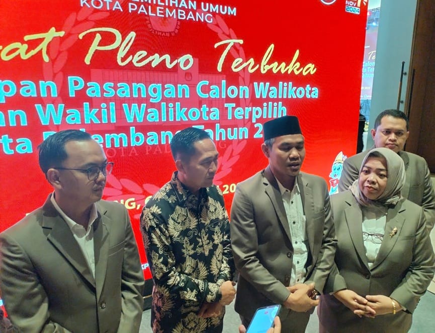 KPU Palembang Tetapkan Ratu Dewa-Prima Salam Sebagai Wali Kota dan Wakil Wali Kota Terpilih