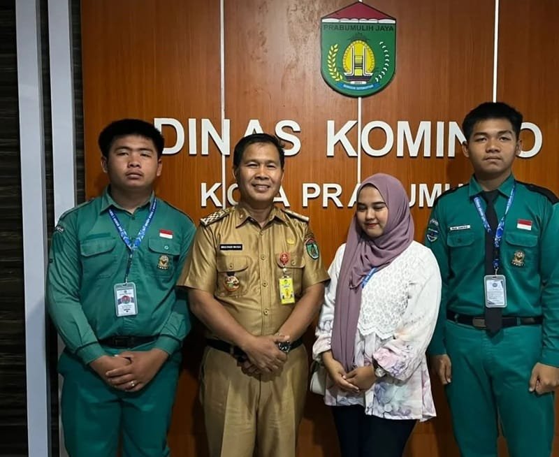 Diskominfo Prabumulih Terima Siswa Magang dari SMK Negeri 1 Tanah Abang