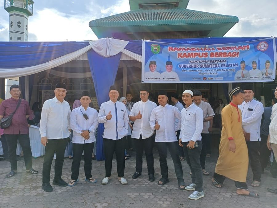 Gubernur Sumsel Berikan 1.446 Paket Santunan untuk Yatim Piatu dan Dhuafa melalui Kampus