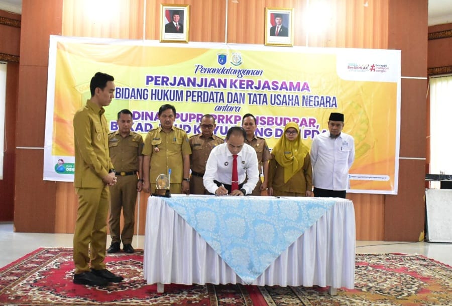 Pemkab OKI dan Kejari Teken MoU Bidang Datun, Pastikan Kepastian Hukum dalam Pembangunan