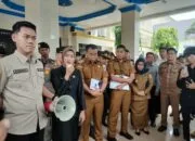 Polres Lahat Kawal Aksi Unjuk Rasa Perangkat Desa, Wakil Bupati Janji Berantas KKN