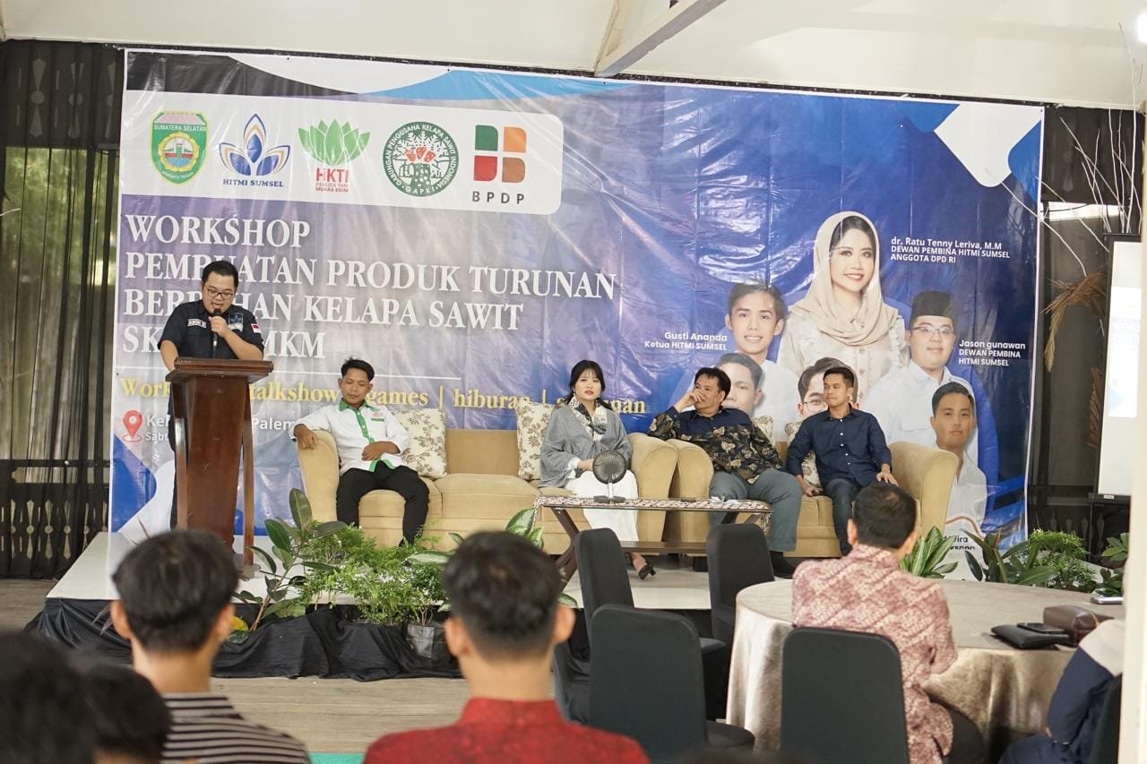 Pemuda Tani HKTI Muara Enim & HITMI Sumsel Gelar Workshop Produk Turunan Sawit untuk UMKM