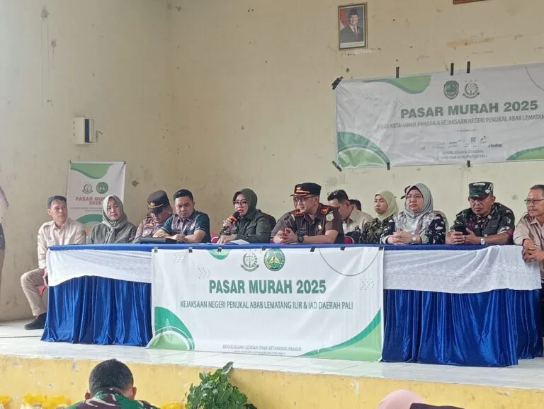 Jelang Idul Fitri, Pemkab dan Kejari PALI Gelar Pasar Murah untuk Ringankan Beban Warga