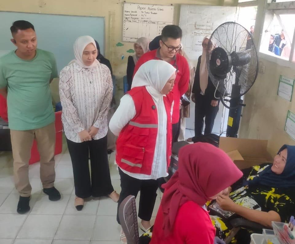 Ketua PMI Palembang Dewi Sastrani Ajak Masyarakat Jadikan Donor Darah Gaya Hidup Sehat