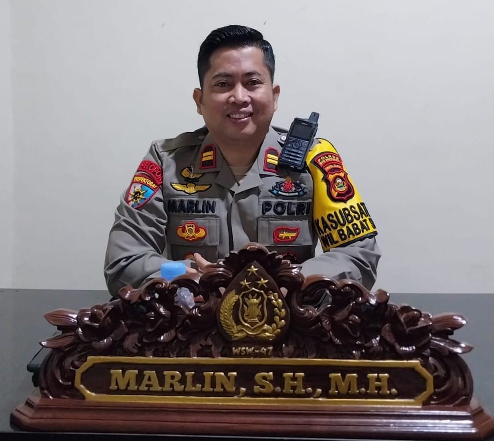 Ini Sosok Kapolsek Babat Supat Iptu Marlin