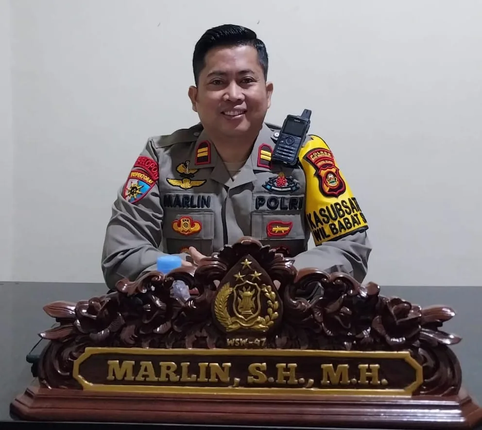 Ini Sosok Kapolsek Babat Supat Iptu Marlin