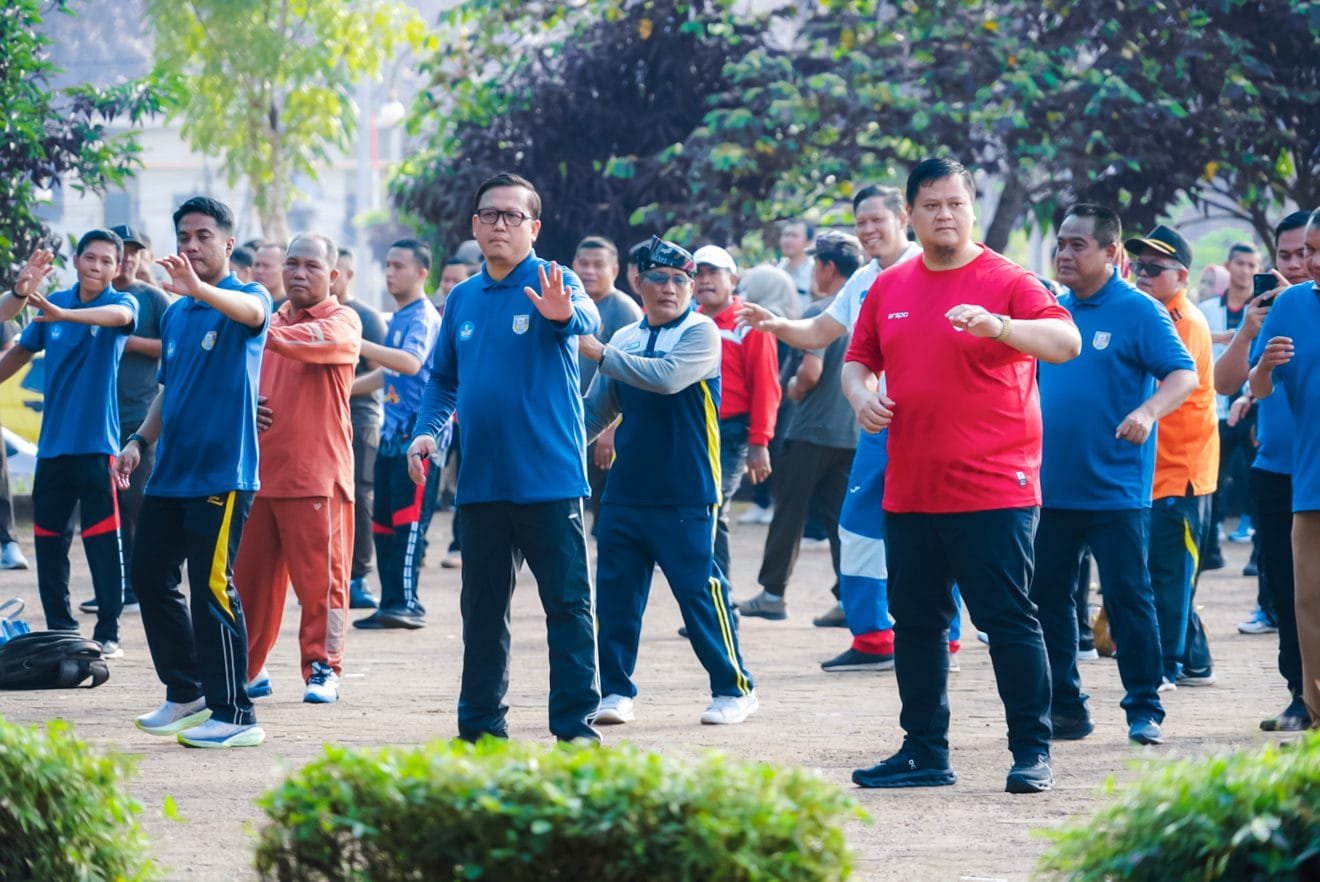Senam Bersama di Taman Kota Banyuasin, Langkah Kecil untuk Kesehatan Besar