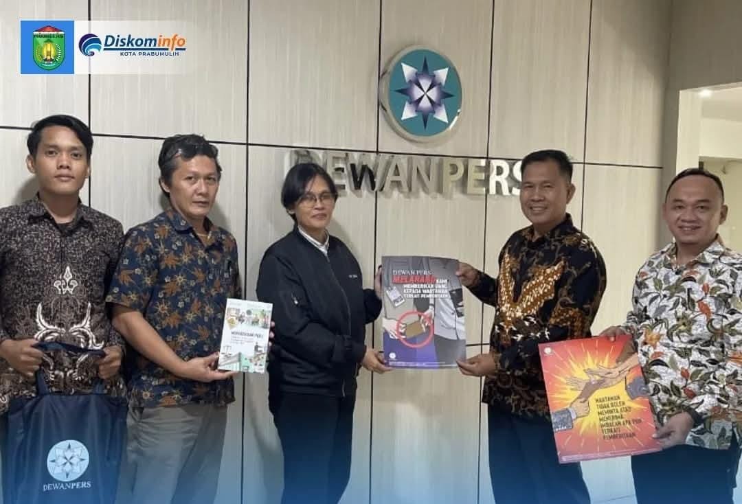Kominfo Prabumulih Konsultasi dengan Dewan Pers dan LKPP untuk Tingkatkan Kualitas Jurnalisme dan Tata Kelola Pengadaan