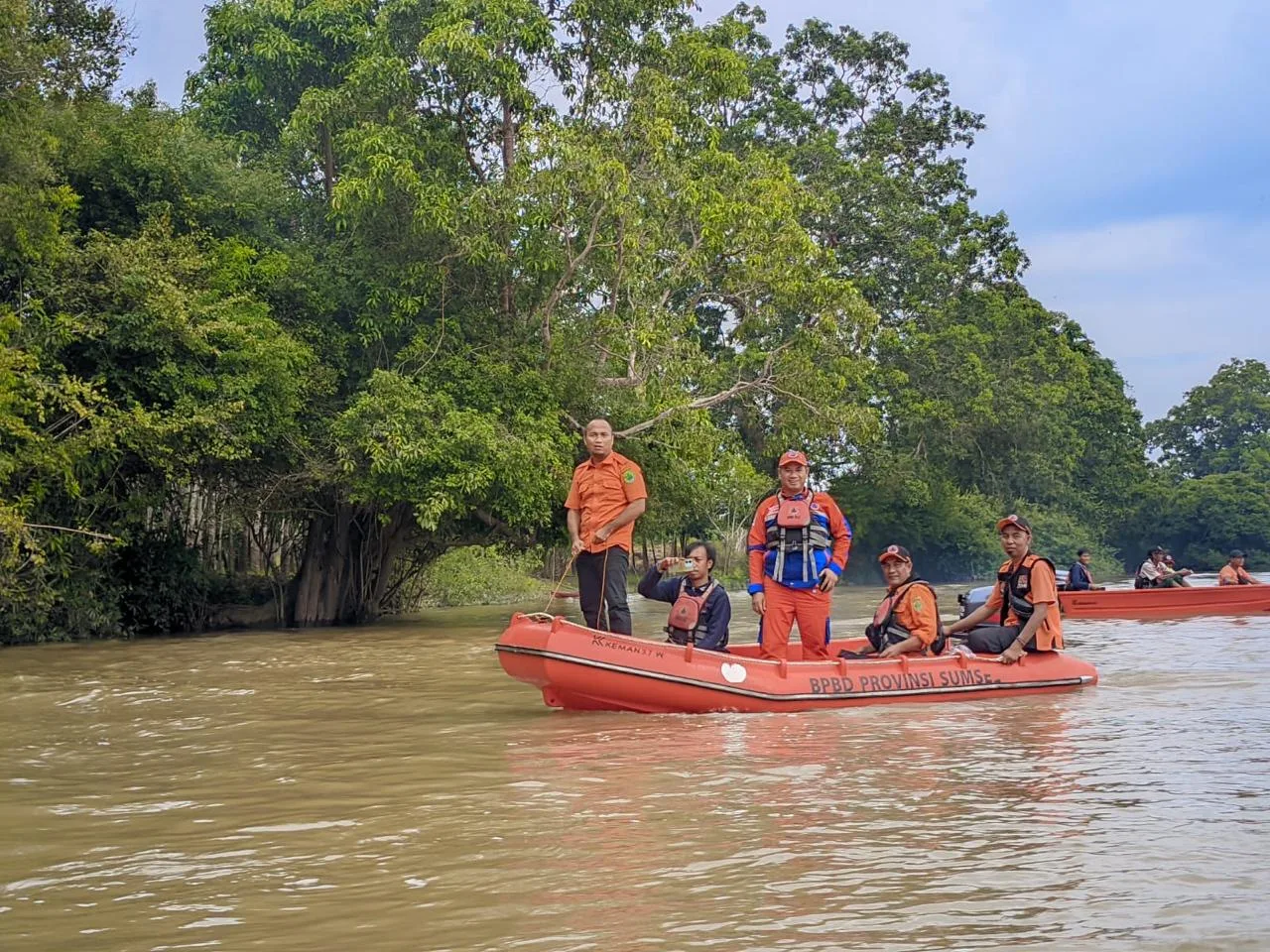 Mitigasi Karhutla: BPBD PALI Survei Sungai Penukal sebagai Sumber Air