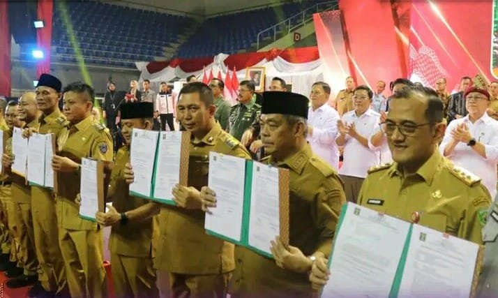 Wali Kota Pagar Alam Hadiri Peluncuran Koperasi Merah Putih di PSCC Palembang