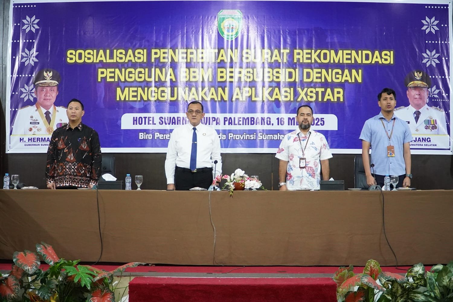 Sekda Sumsel Buka Sosialisasi Aplikasi XSTAR, Tekankan Akuntabilitas Penyaluran BBM Subsidi