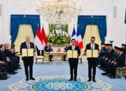 Langkah Berani Menuju Nol Emisi, PLN, HDF Energy, dan PT SMI Kolaborasi Hidrogen di Hadapan Prabowo dan Macron