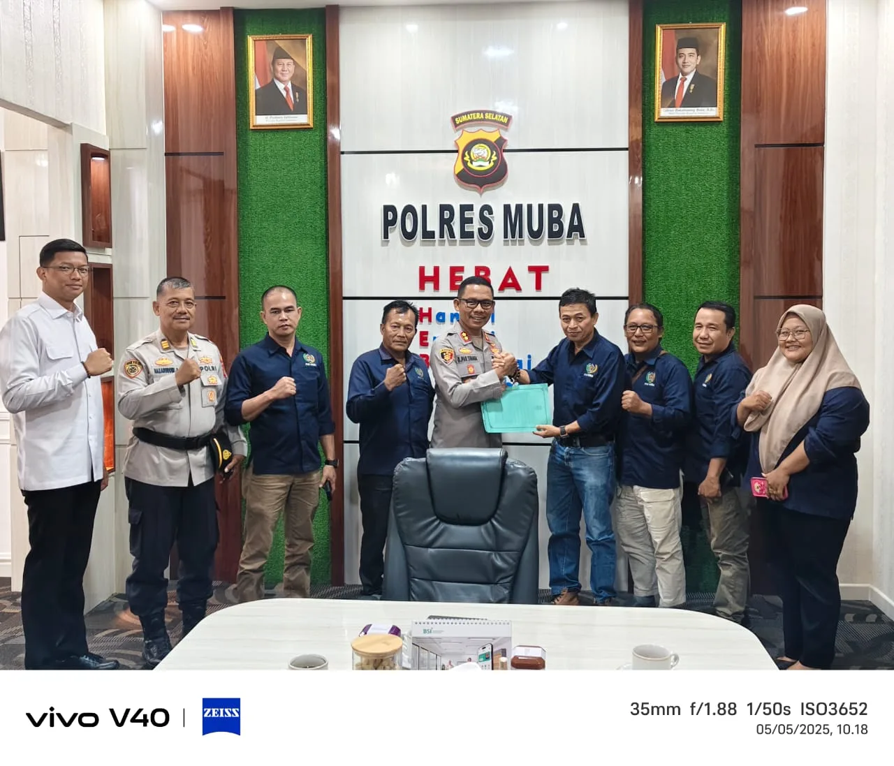 Kapolres Muba Dukung Sinergi Positif dengan PWI Jelang Pelantikan Ketua Baru