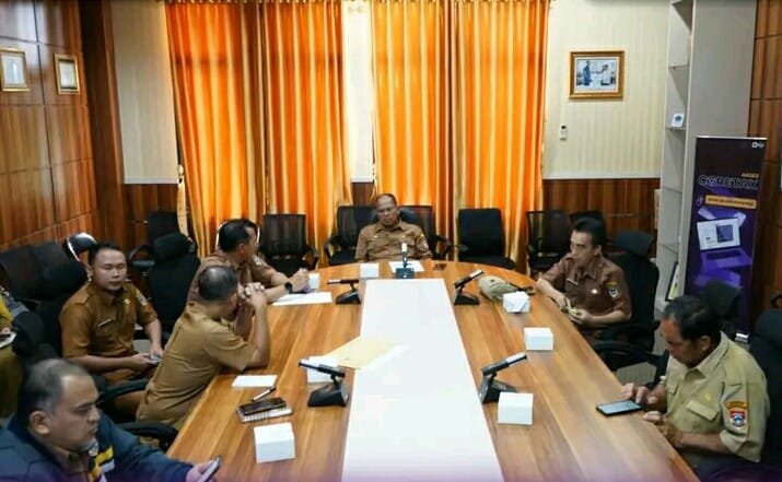 Pj Sekda Pagar Alam Ikuti Rakor Pengendalian Inflasi Secara Virtual