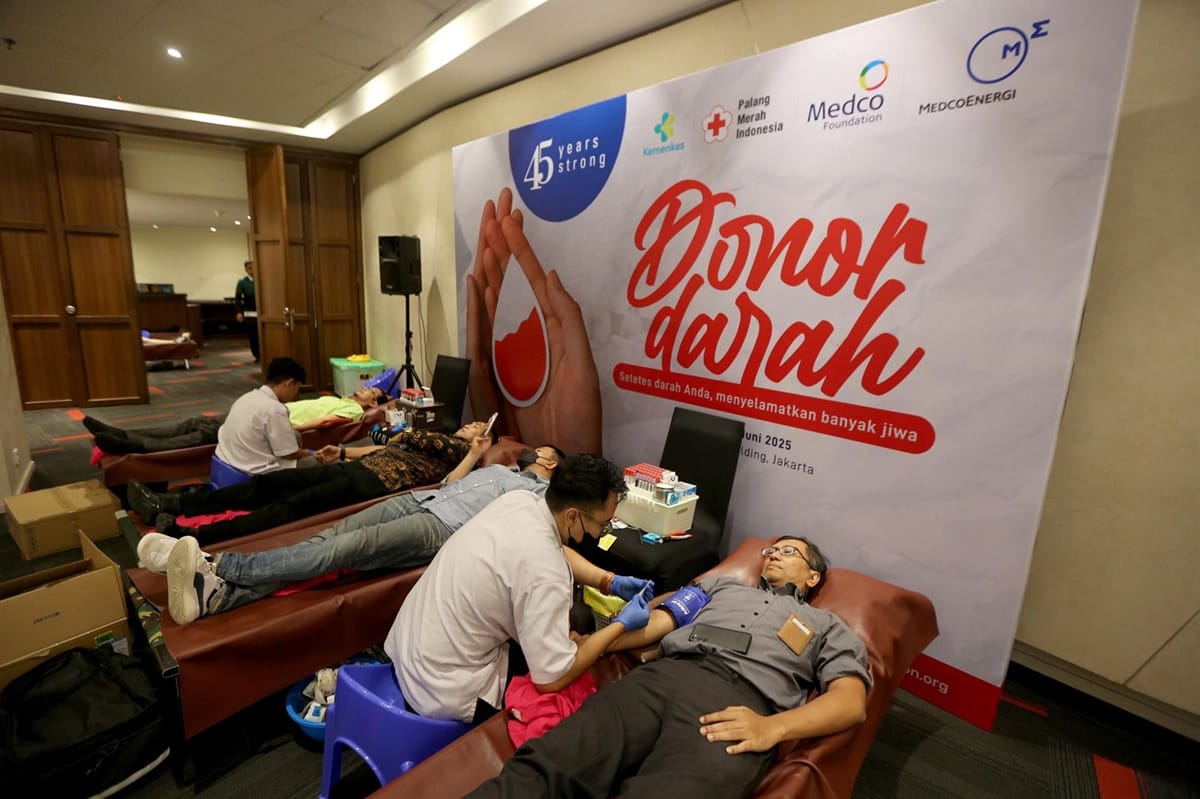 MedcoEnergi Tunjukkan Energi Peduli Lewat 1.000 Kantong Darah