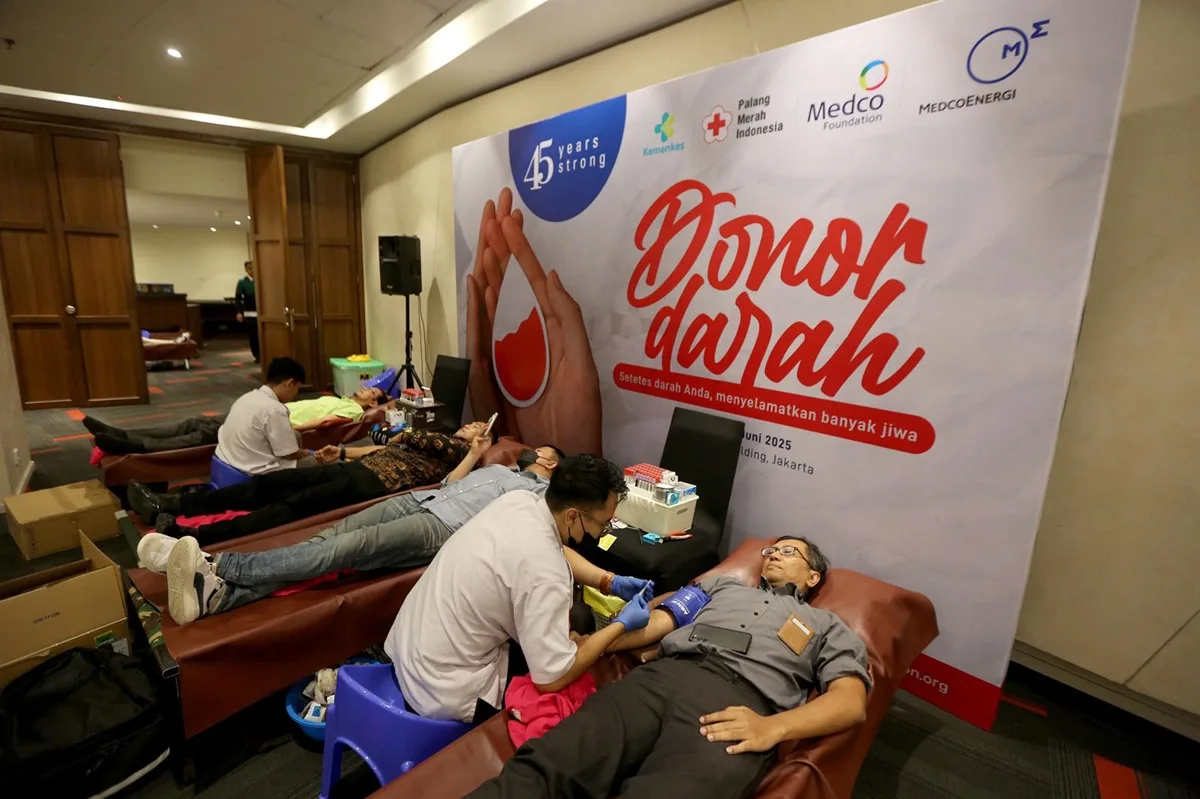 MedcoEnergi Tunjukkan Energi Peduli Lewat 1.000 Kantong Darah