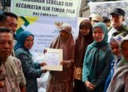 16 KK Terdampak Kebakaran, TP PKK dan Baznas Palembang Beri Bantuan Kemanusiaan