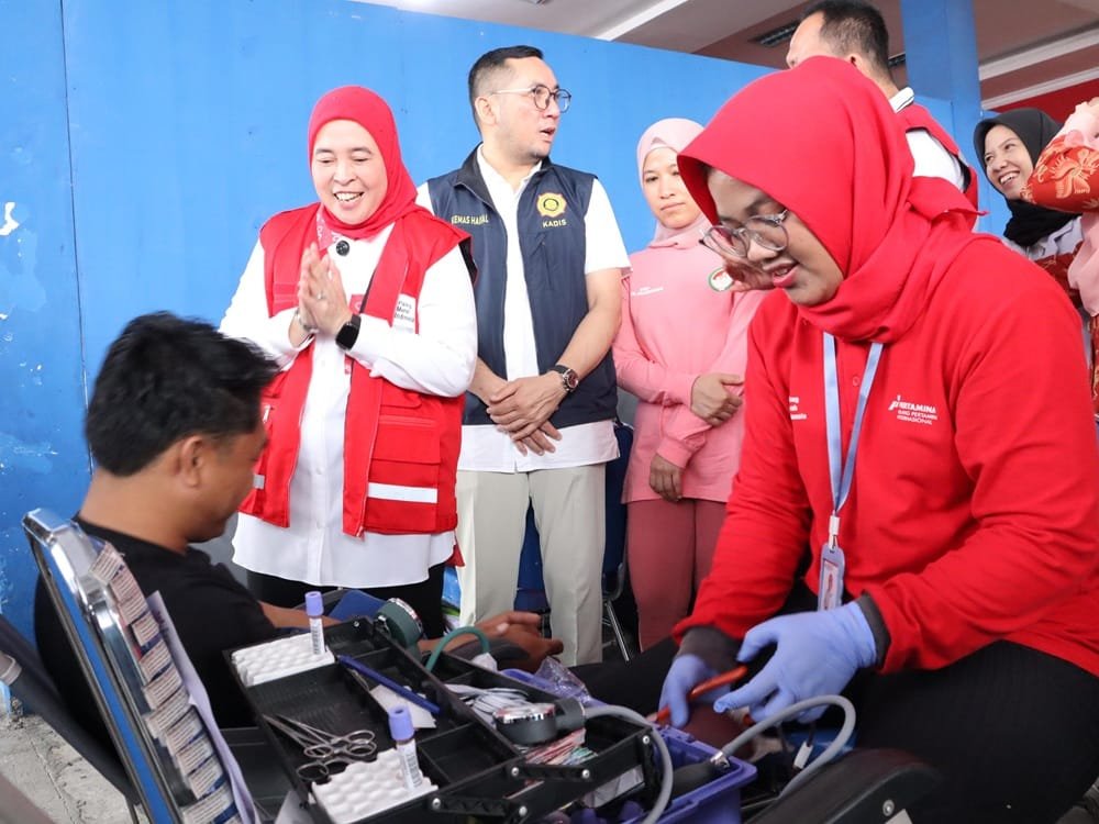Damkar Palembang dan PMI Himpun 150 Kantong Darah dalam Aksi Donor