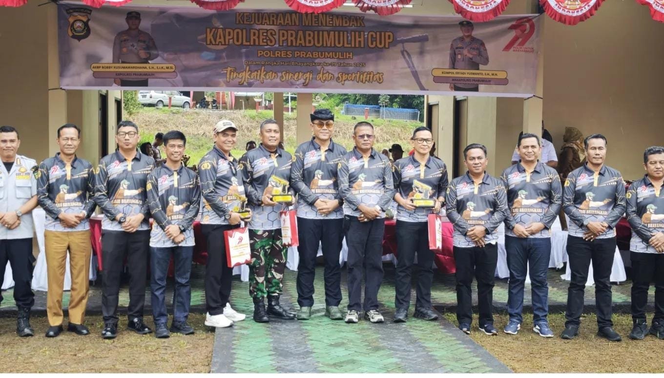 Turnamen Menembak Meriahkan Hari Bhayangkara ke-79 di Prabumulih: Sinergi Pemkot dan Polres Kian Erat