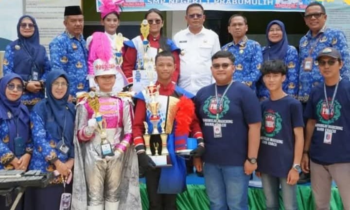 Wali Kota Prabumulih Apresiasi Prestasi Marching Band Siswa SMP Negeri 1