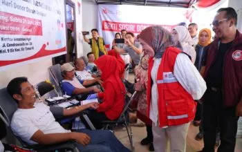 Kepedulian Tanpa Henti, PMI Palembang Gandeng Tzu Chi Sinarmas Gelar Donor Darah