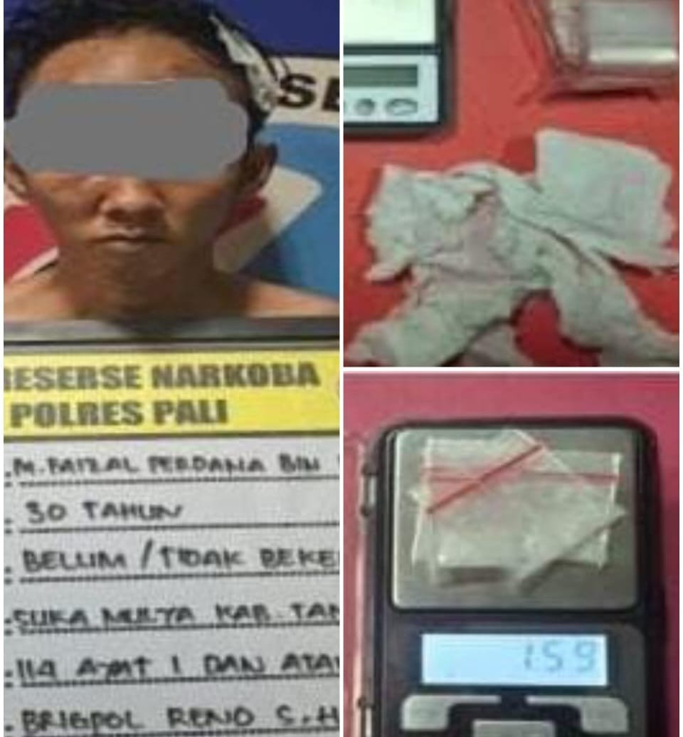 Pengedar Sabu Asal Tangerang Dibekuk di PALI, Polisi Sita 7 Paket Siap Edar